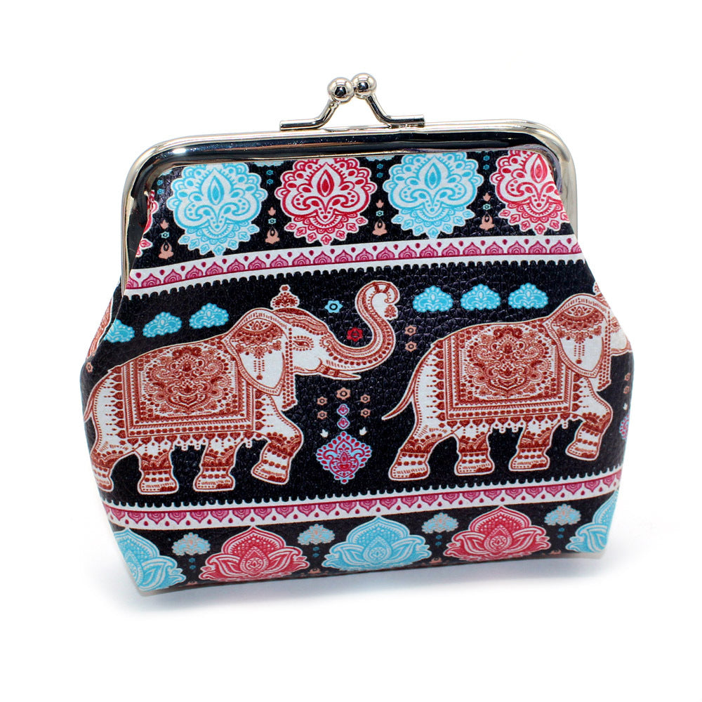 Wholesale PU Ethnic Coin Purse
